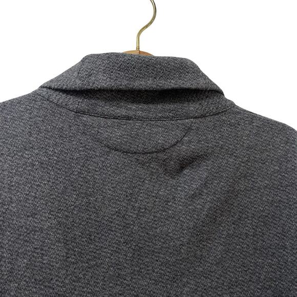 POLO Ralph Lauren Mens Shawl Knit Light Cardigan XXL Gray Cotton Preppy Grandpa - Picture 6 of 9